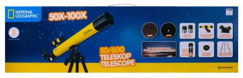 picture Bresser National Geographic 50/600 AZ Telescope with Mount,  13