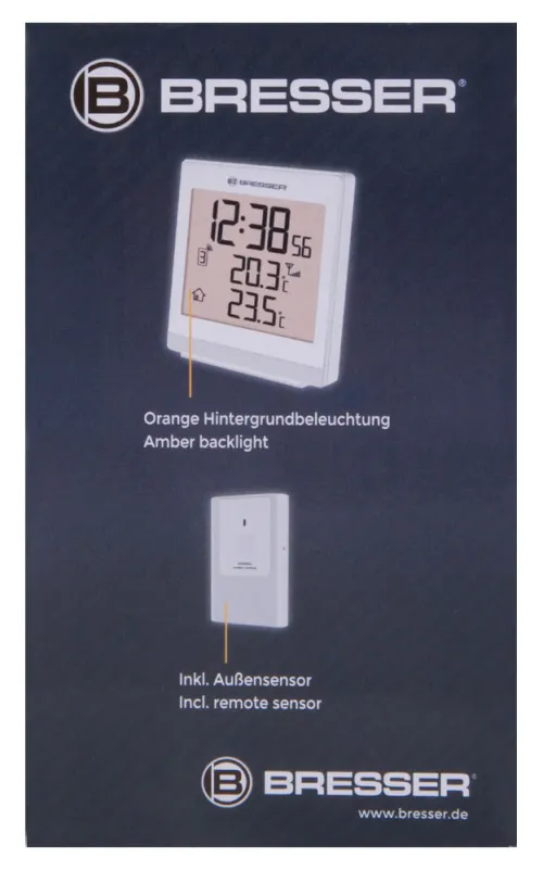 photo Bresser TemeoTrend SQ RC Weather Station, white,  13