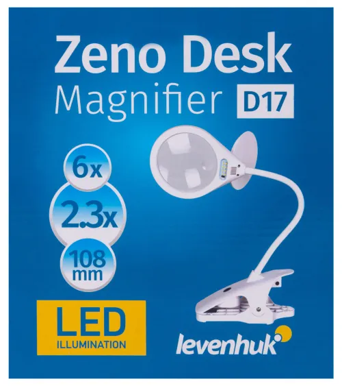 picture Levenhuk Zeno Desk D17 Magnifier,  12