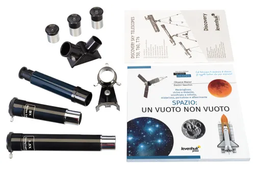 picture Levenhuk Discovery Sky T60 Telescope with book,  3