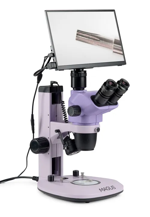 photo MAGUS Stereo D7T LCD BASE Digital Stereomicroscope,  3