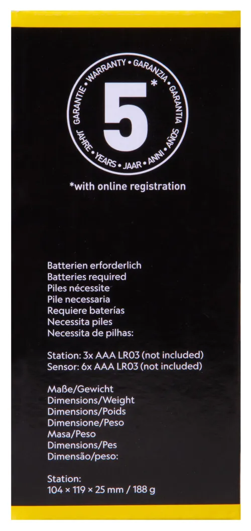 photograph Bresser National Geographic Thermo-Hygrometer 4 Measurement Results, black,  13