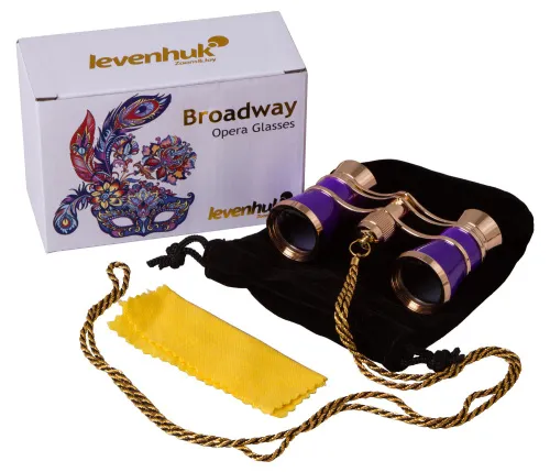 photograph Levenhuk Broadway 325C Opera Glasses with Chain,  2