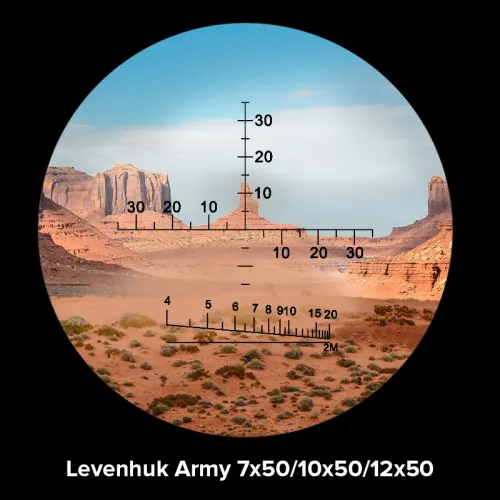 picture Levenhuk Army 12x50 Binoculars with Reticle,  4