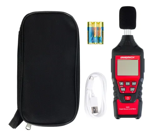 photograph Ermenrich Seek DS40 Digital Sound Level Meter,  7
