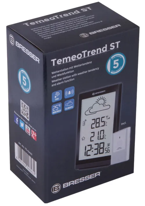 image Bresser TemeoTrend ST RC Weather Station, black,  10