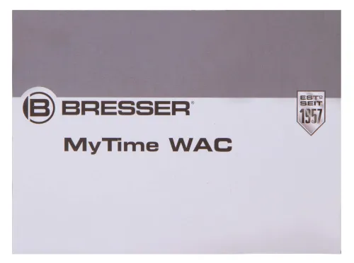 image Bresser MyTime WAC Tabletop Alarm Clock, black,  15
