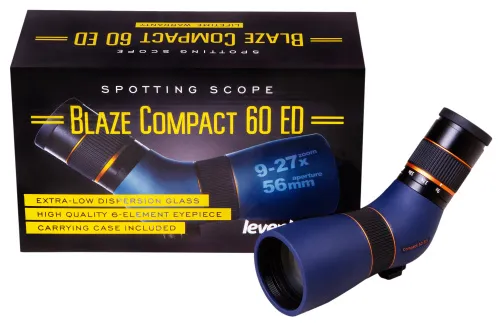 photo Levenhuk Blaze Compact 60 ED Spotting Scope,  16