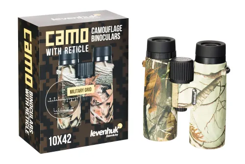 photograph Levenhuk Camo 10x42 Binoculars with Reticle,  6