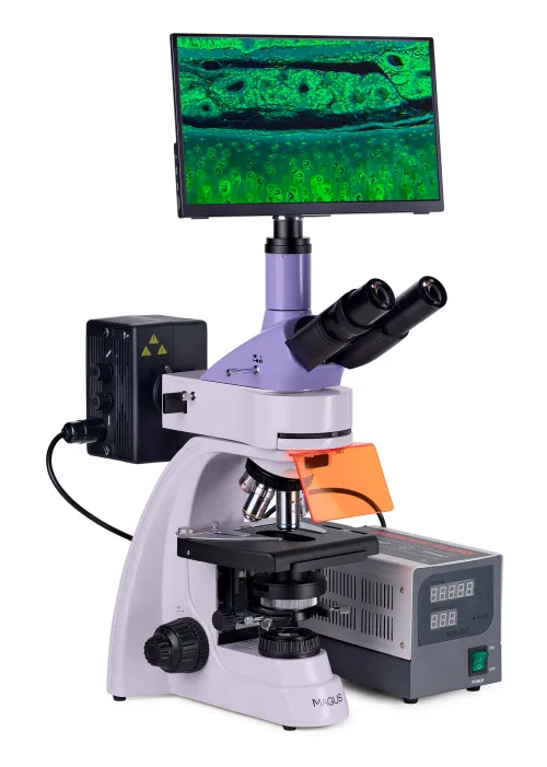 photo MAGUS Lum D400 LCD Fluorescence Digital Microscope,  4