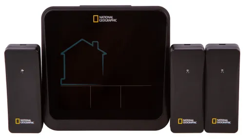 photo Bresser National Geographic VA Weather Station with Color Display and 3 Sensors,  4