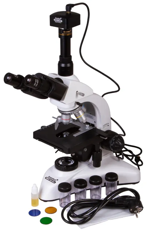 photograph Levenhuk MED D20T Digital Trinocular Microscope,  2