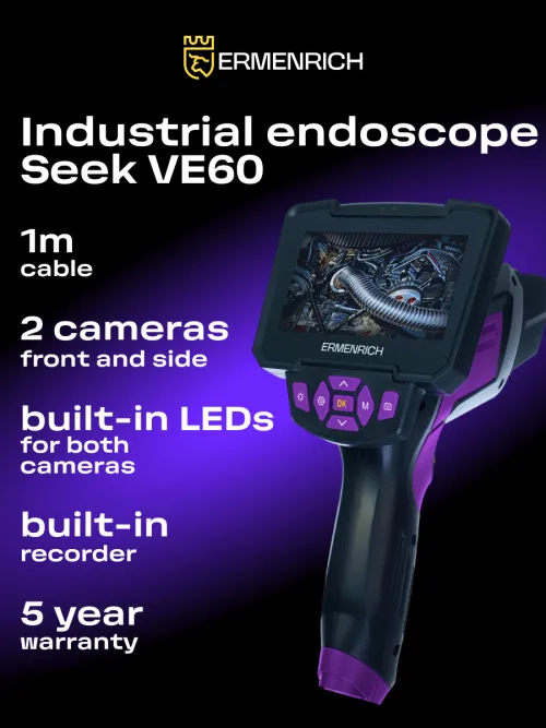 photograph Ermenrich Seek VE60 Industrial Endoscope,  16