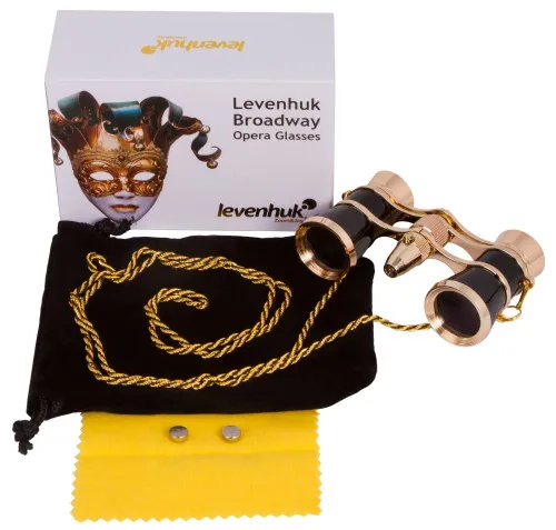 image Levenhuk Broadway 325F Opera Glasses (with LED light and chain),  2