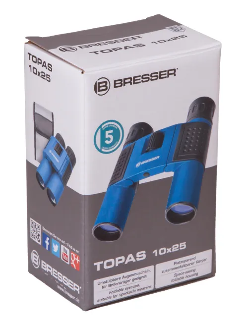 photograph Bresser Topas 10x25 Binoculars,  8