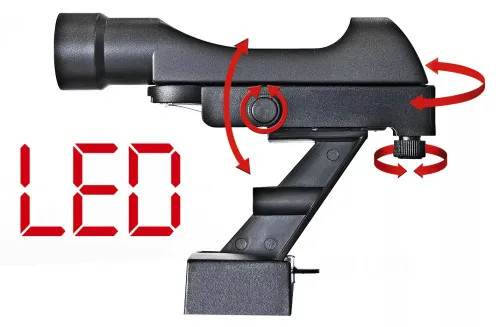 picture Bresser Polaris-II AR-102/600 EQ-3 AT-3 Telescope with solar filter,  6