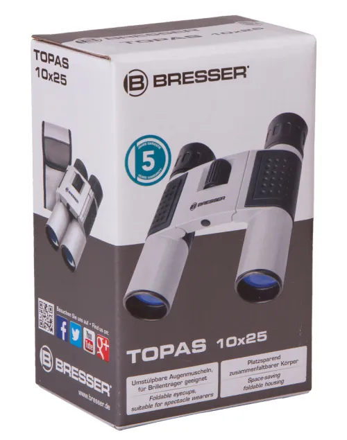 photograph Bresser Topas 10x25 Binoculars,  8