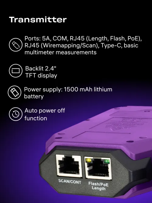 picture Ermenrich Ping SM75 Cable Tester With Multimeter,  13
