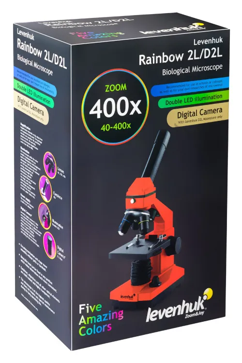 picture Levenhuk Rainbow D2L 0.3M Digital Microscope, Moonstone,  13