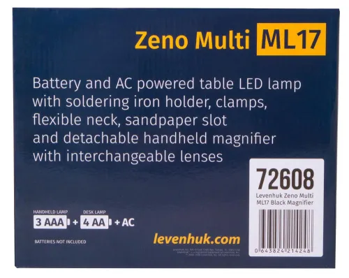 image Levenhuk Zeno Multi ML17 Black Magnifier,  14