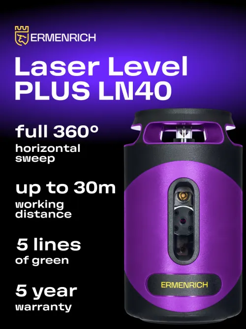 photograph Ermenrich PLUS LN40 Laser Level,  9