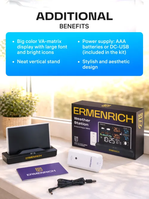 photograph Ermenrich Report WR40 Weather Station,  16