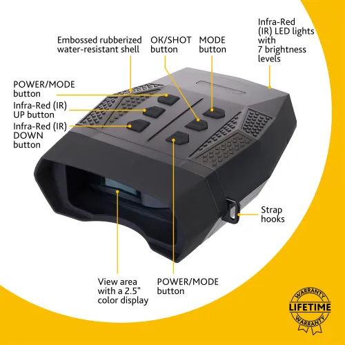 photograph Levenhuk Halo 13X PLUS Digital Night Vision Binoculars,  15