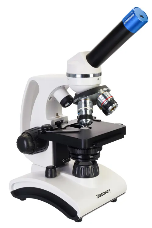 photo Levenhuk Discovery Atto Polar digital microscope with book,  6