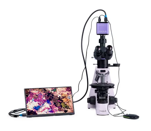 photograph MAGUS Pol D800 LCD Polarizing Digital Microscope,  6