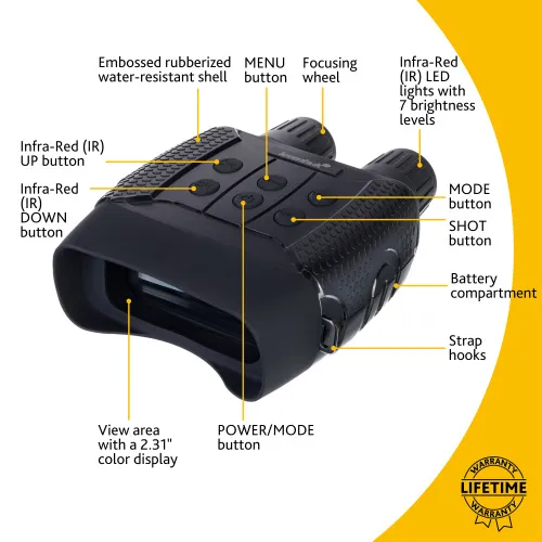 picture Levenhuk Halo 13X Digital Night Vision Binoculars,  13