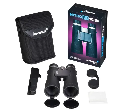 photograph Levenhuk Nitro ED 10x50 Binoculars,  3