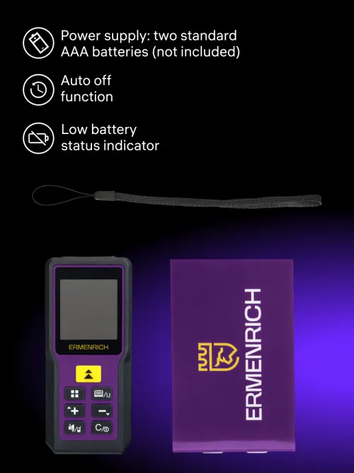 photo Ermenrich Reel PRO GM60 Laser Meter,  10