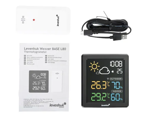 image Levenhuk Wezzer BASE L80 Thermohygrometer,  3