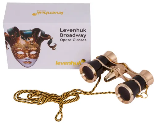 image Levenhuk Broadway 325F Opera Glasses (with LED light and chain),  3