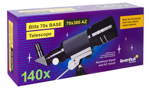 picture Levenhuk Blitz 70s BASE Telescope,  10