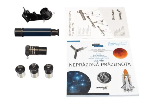 photo Levenhuk Discovery Sky T76 Telescope with book,  3