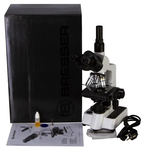 picture Bresser Researcher Trino 40–1000x Microscope,  2