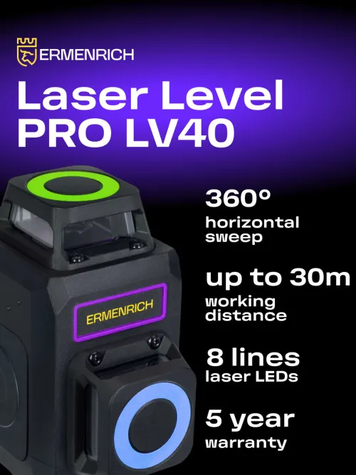 photograph Ermenrich PRO LV40 Laser Level,  11