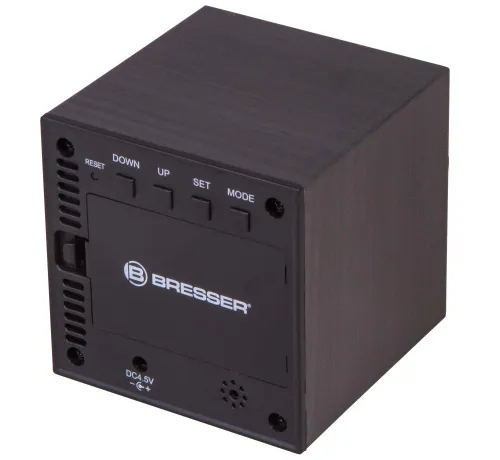 image Bresser MyTime WAC Tabletop Alarm Clock, black,  6