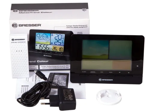 photograph Bresser MeteoTrend Colour RC Weather Station, black,  2