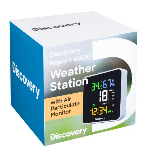 photograph Levenhuk Discovery Report WA30 Weather Station with Air Particulate Monitor,  7