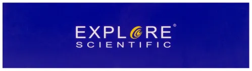 picture Explore Scientific RC Digital Projection Clock with Indoor Temperature, white,  19