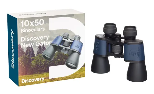 photograph Levenhuk Discovery New Gator 10x50 Binoculars,  5