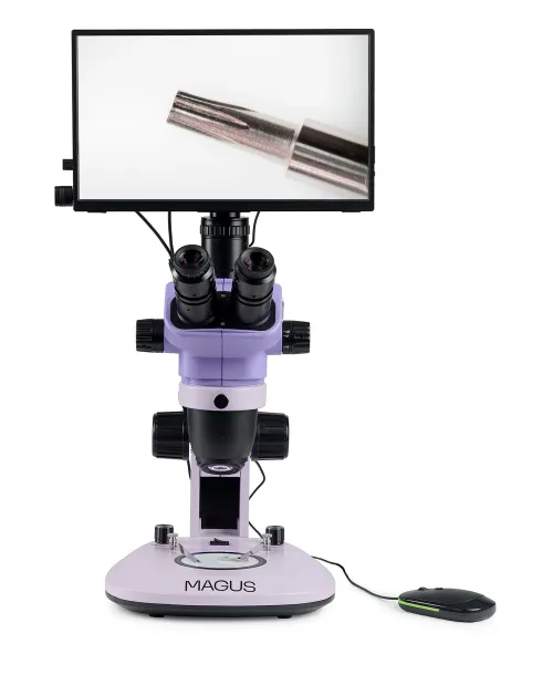 photo MAGUS Stereo D7T LCD BASE Digital Stereomicroscope,  4