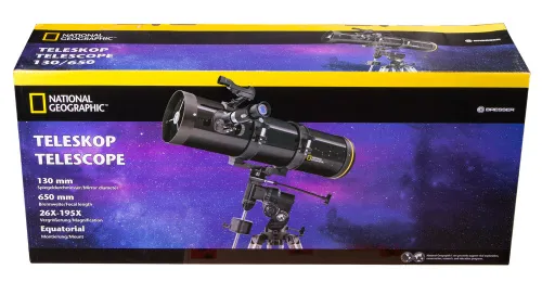 image Bresser National Geographic 130/650 EQ Telescope,  8