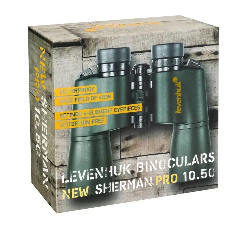 photo Levenhuk New Sherman PRO 10x50 Binoculars,  13