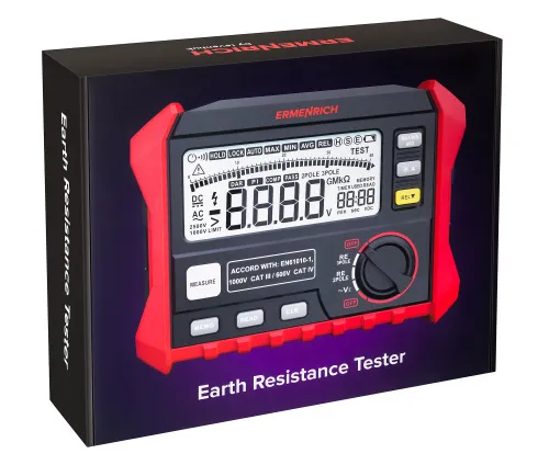 photograph Ermenrich Ping ET60 Earth Resistance Tester,  8