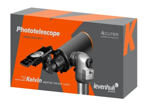picture Levenhuk Kelvin MAK90 AZ GOTO Wi-Fi Phototelescope,  9