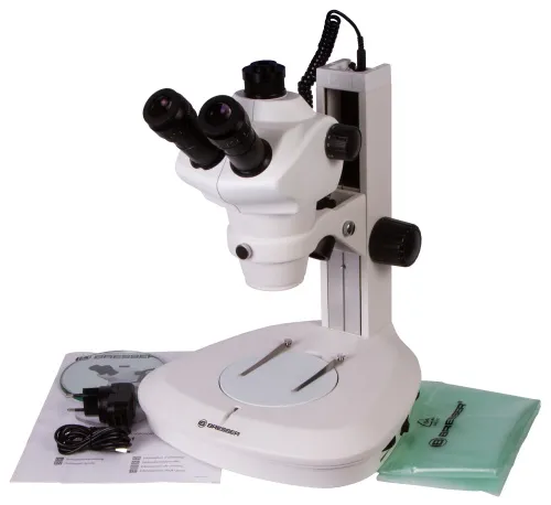 photograph Bresser Science ETD-201 8x-50x Trino Zoom Stereo Microscope,  2