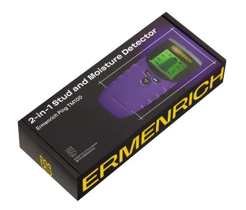 photo Ermenrich Ping TM100 2-in-1 Stud and Moisture Detector,  7